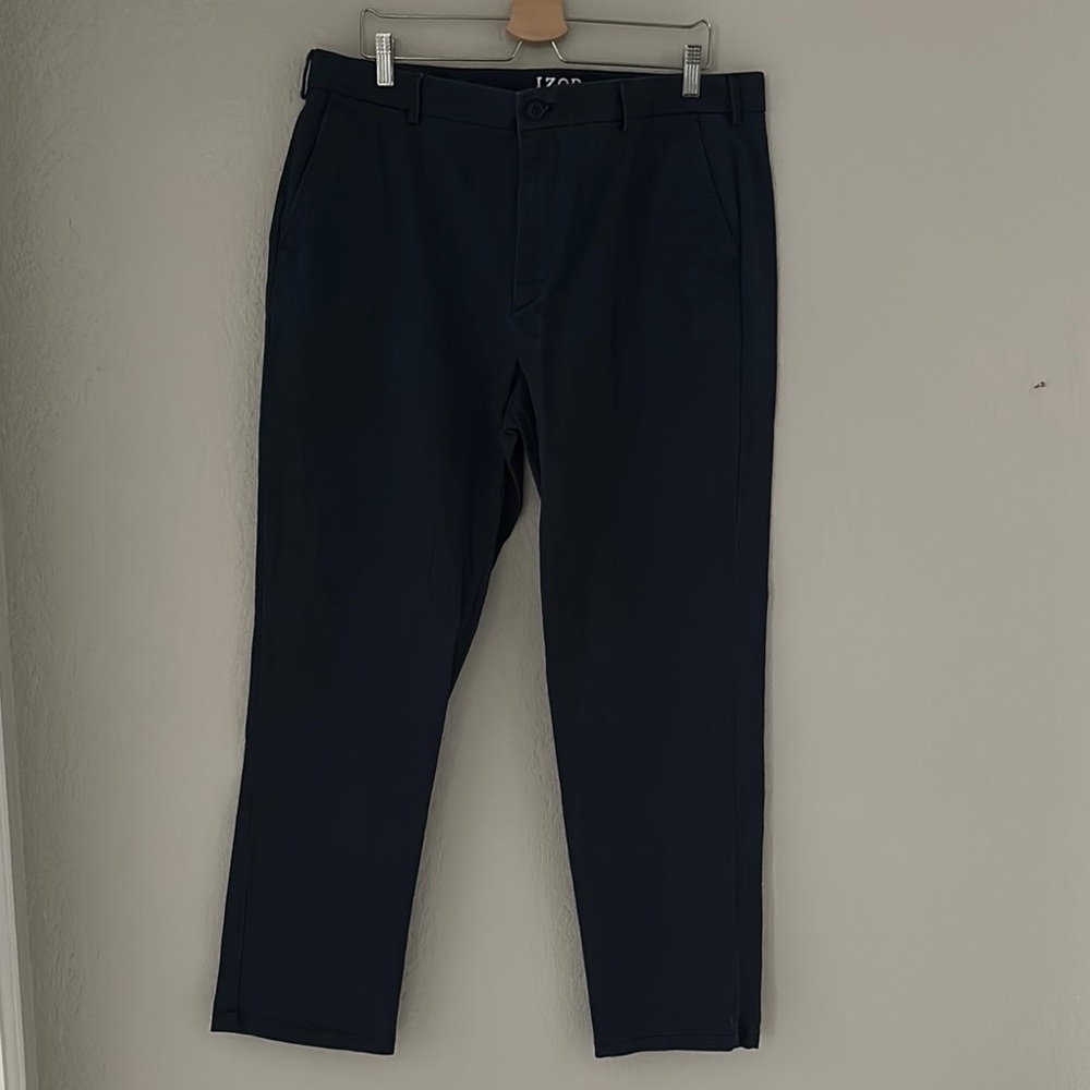 IZOD Men's Navy Chino Pants